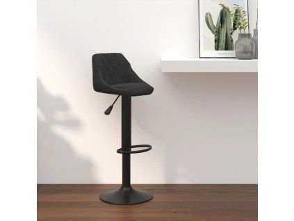 Barová židle černá samet 335335