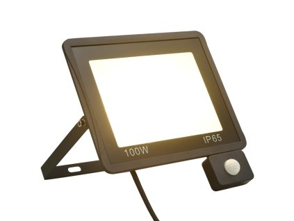 LED reflektor se senzorem 100 W teplé bílé světlo