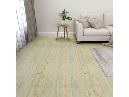 Samolepicí podlahové desky 55 ks PVC 5,11 m² světle hnědé