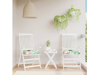 Podušky na židli 2 ks vícebarevné 50x50x7 cm oxfordská látka