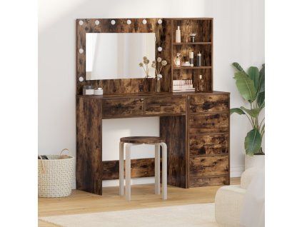 Kosmetický stůl Hnědá 78.5 x 41 x 135 cm Kompozitní dřevo