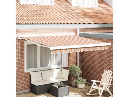 Markýza Vícebarevný 350 x 250 x 165 cm Polyester a hliník