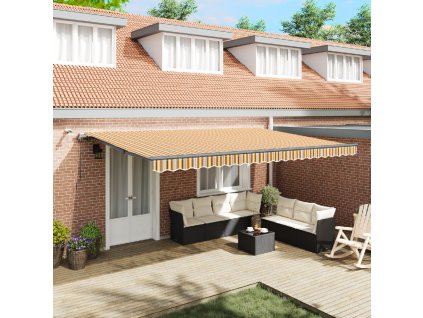 Plátno pro markýzu s Vícebarevný 500 × 300 cm Polyester