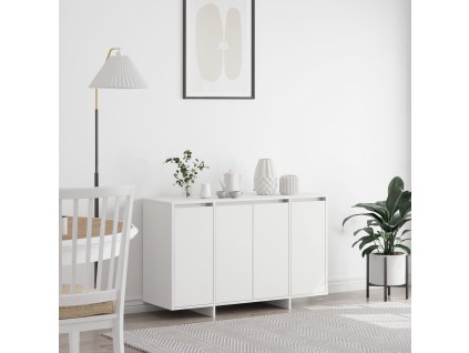 Servírovací skříň Bílá 120 x 41 x 75 cm Kompozitní dřevo