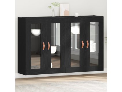 Nástěnné skříňky 2 pcs Černý dub 69,5 x 34 x 90 cm