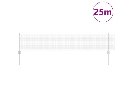 Plot a sloupek Stříbrná 0,4 x 25 m Ocel