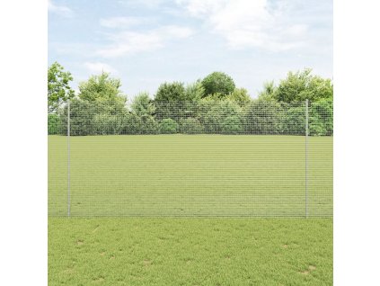 Plot s sloupkem Stříbrná 1,5 x 25 m Ocel