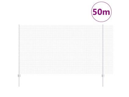 Plot s sloupkem Stříbrná 1,4 x 50 m Ocel