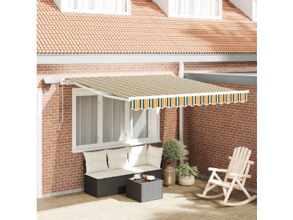 Budsorovatelné zastřešení Zelená a žlutá 300 x 250 cm