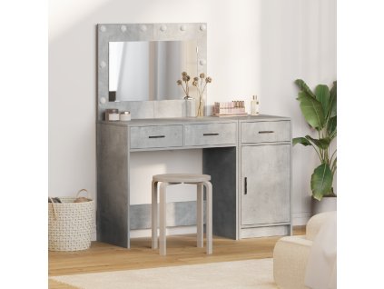 Kosmetický stůl 2 pcs Šedá 40 x 41 x 75 cm Kompozitní dřevo