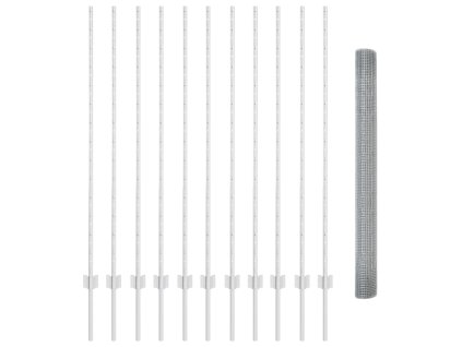 Plot a sloupek Stříbrná 1,4 x 25 m Ocel