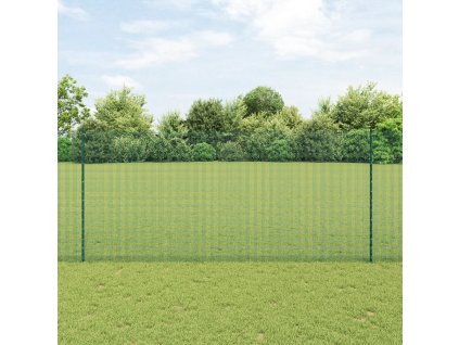 Svařovací pletivo se 22 U sloupky Zelené 1.4x50 m Ocel