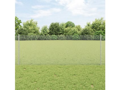 Plot a sloupek Stříbrná 0,8 x 25 m Ocel