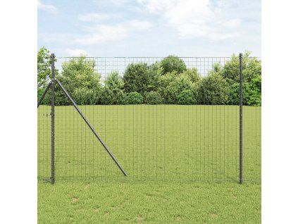 Plotový sloupek. 52 pcs Šedá 3,2 x 3,2 x 210 cm 3350144