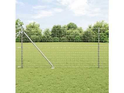 Plot s sloupkem Stříbrná 1 x 10 m Ocel