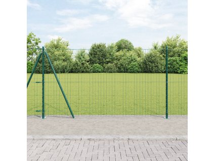 Euro plot s 7 fazetovými sloupky 1,2x10 m Pozinkovaná ocel