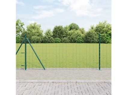 Plot s sloupkem Zelená 1 x 10 m Ocel 3350836