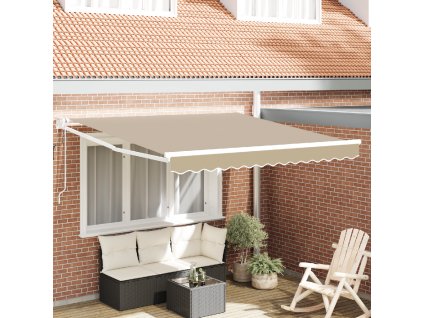 Budsorovatelné zastřešení Béžová 350 x 250 cm