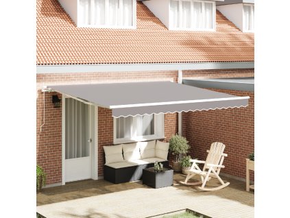 Budsorovatelné zastřešení Světle šedá 400 × 300 cm