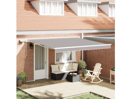 Budsorovatelné zastřešení Světle šedá 400 × 300 cm