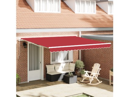 Budsorovatelné zastřešení Červená 400 × 300 cm