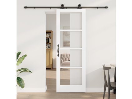 Posuvné dveře vidaXL s kovaním "ORKDAL" Bílé 73,5x211 cm
