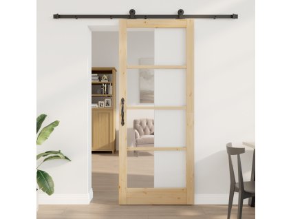 Posuvné dveře vidaXL s hardwarovou sadou "ORKDAL" 86x211 cm