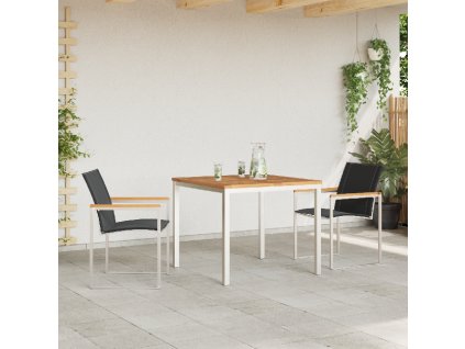 Zahradníjídelníset 3 pcs Masivní teakové dřevo