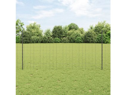 Plot Euro s 10 U sloupky Šedý 1.2x10 m Ocel