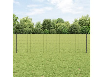 Euro plot s 11 U sloupky šedý 0.6x25 m ocelový