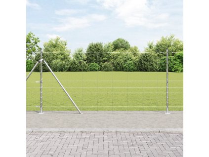 Pastevní plot Stříbrná 25 x 1,2 m Pozinkovaná ocel