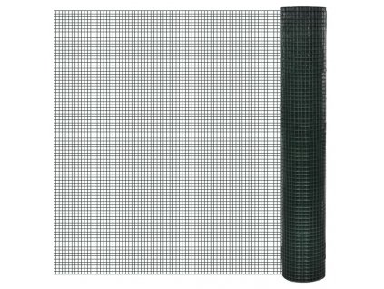 Pletivo ke kurníku pozinkované PVC vrstva 10 x 1 m zelené