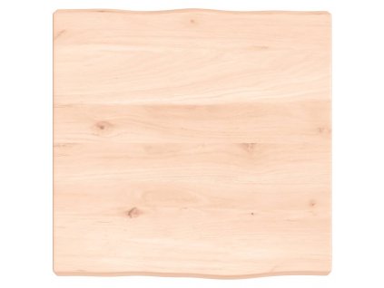 Stolní deska 40x40x(2-4) cm neošetřený masivní dřevo živá hrana