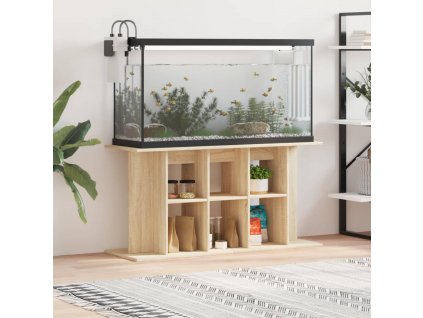 Stojan na akvárium, dub sonoma, 120 x 40 x 60 cm, konstrukční dřevo