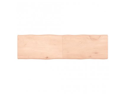 Stolní deska 180x50x(2-6)cm neošetřený masivní dřevo živá hrana