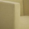 Hranaté křeslo zelené textil 282148