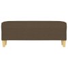Lavice hnědá 100 x 35 x 41 cm textil