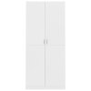 Šatní skříň bílá 90 x 52 x 200 cm kompozitní dřevo