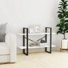 Knihovna se 2 policemi bílá 100 x 30 x 70 cm kompozitní dřevo 806467