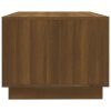 Konferenční stolek hnědý dub 102 x 55 x 43 cm kompozitní dřevo