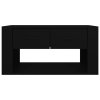 Konferenční stolek černý 80 x 50 x 40 cm kompozitní dřevo