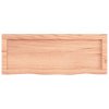 Nástěnná police světle hnědá 80x30x(2-6)cm ošetřený masivní dub