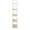 Knihovna s 5 policemi dub 60 x 27,6 x 158,5 cm kompozitní dřevo 288229