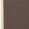 5dílný paraván hnědý 200 x 170 x 4 cm textil