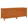 Zahradní úložný box hnědý 150x50x56,5 cm masivní jedlové dřevo