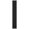 Knihovna / dělicí stěna černá 80 x 30 x 198 cm kompozitní dřevo