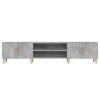TV skříňka betonově šedá 180 x 31,5 x 40 cm kompozitní dřevo