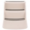 Skládací 3stupňové schůdky pro psy krémové 50x38x38 cm plast