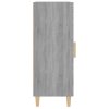 Příborník šedý sonoma 34,5 x 34 x 90 cm kompozitní dřevo