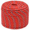Lodní lano červené 12 mm 100 m polypropylen
